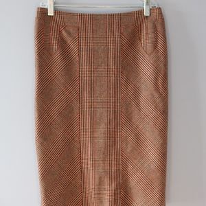 NWOT Carolina Herrera 100% wool pencil skirt